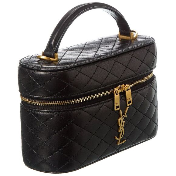 Saint Laurent Gaby Quilted Leather Vanity Bag - Picture 3 of 5